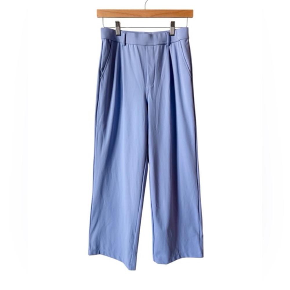 Halara NWT Periwinkle Wide Leg Pants Small‎ Regular High Rise